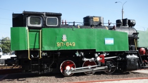 Uzbek steam train